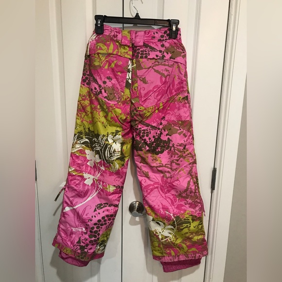Obermeyer Snow Pants, Sz 12, pink - Picture 2 of 6